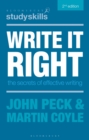 Image for Write it right: the secrets of effective writing