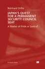 Image for Japan&#39;s Quest for a Permanent Security Council Seat: A Matter of Pride Or Justice?