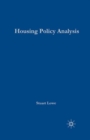 Image for Housing Policy Analysis: British Housing in Culture and Comparative Context