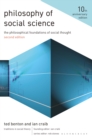 Image for Philosophy of social science: the philosophical foundations of social thought