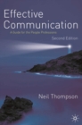 Image for Effective communication: a guide for the people professions