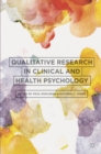 Image for Qualitative research in clinical and health psychology