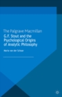 Image for G.F. Stout and the psychological origins of analytic philosophy