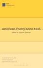 Image for American poetry since 1945