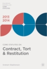 Image for Core Statutes on Contract, Tort and Restitution