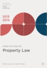 Image for Core Statutes on Property Law