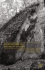 Image for Foundations of disability studies