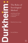 Image for Durkheim: The Rules of Sociological Method: and Selected Texts on Sociology and its Method