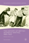 Image for The history of British women&#39;s writing.: (1880-1920)