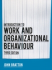 Image for Introduction to work and organizational behaviour