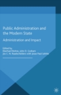 Image for Public administration and the modern state: assessing trends and impact