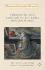 Image for Puritanism and Emotion in the Early Modern World
