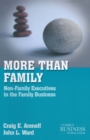 Image for More than family: non-family executives in the family business