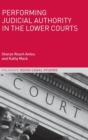 Image for Performing judicial authority in the lower courts