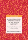 Image for Small voluntary organisations in the &#39;age of austerity&#39;: funding challenges and opportunities