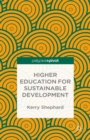 Image for Higher education for sustainable development