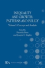 Image for Inequality and growthVolume I,: Concepts and analysis