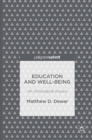 Image for Education and well-being  : an ontological inquiry
