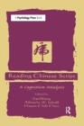 Image for Reading Chinese script  : a cognitive analysis