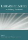 Image for Listening to Speech