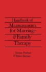 Image for Handbook Of Measurements For Marriage And Family Therapy