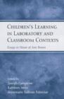 Image for Children&#39;s Learning in Laboratory and Classroom Contexts
