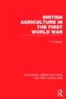 Image for British Agriculture in the First World War (RLE The First World War)