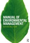 Image for Manual of Environmental Management