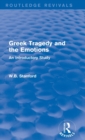 Image for Greek tragedy and the emotions  : an introductory study