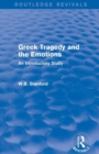 Image for Greek tragedy and the emotions  : an introductory study