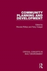 Image for Community planning and development  : critical concepts in built environment