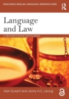 Image for Language and law  : a resource book for students