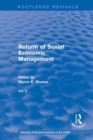Image for Reform of Soviet Economic Management