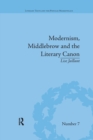 Image for Modernism, middlebrow and the literary canon  : the Modern Library Series, 1917-1955