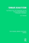 Image for &#39;Omar Khayya&#39;m  : the Persian text with paraphrase, and the first and fourth editions of FitzGerald&#39;s translation