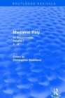 Image for Routledge Revivals: Medieval Italy (2004) : An Encyclopedia - Volume I