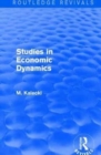 Image for Studies in economic dynamics