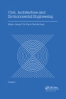 Image for Civil, Architecture and Environmental Engineering Volume 1