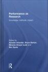 Image for Performance as Research