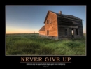 Image for Never Give Up Poster