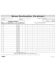 Image for Quick Changeover: Setup Combination Worksheet : Setup Combination Worksheet