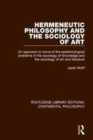 Image for Hermeneutic Philosophy and the Sociology of Art