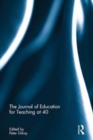 Image for The Journal of Education for Teaching at 40