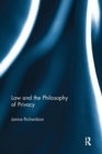 Image for Law and the Philosophy of Privacy