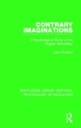 Image for Contrary imaginations  : a psychological study of the English schoolboy