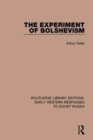 Image for The Experiment of Bolshevism