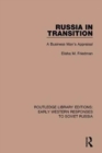Image for Russia in transition  : a business man&#39;s appraisal