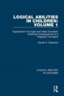Image for Logical Abilities in Children: Volume 1