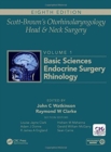 Image for Scott-Brown&#39;s otorhinolarnygology and head and neck surgeryVolume 1,: Basic sciences, endocrine surgery, rhinology