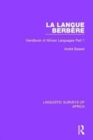Image for La langue berbáere